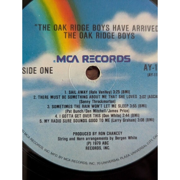 The Oak Ridge Boys Have Arrived Vinyl Record LP 1979 MCA Records Sail Away - Picture 5 of 6